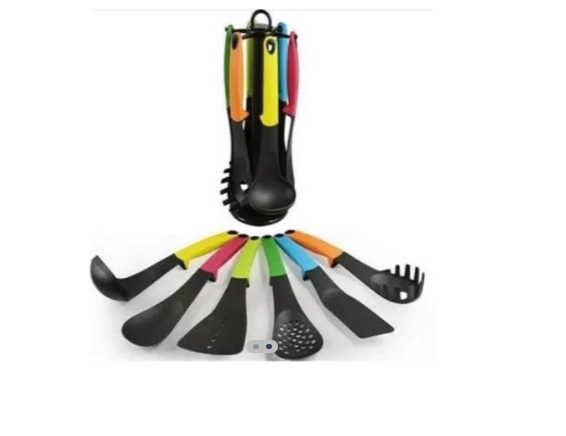 Miniatura 2 de Set utensilio silicona X7 pza